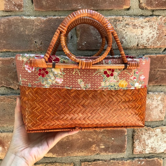 🌟 Floral woven bag - Picture 2 of 8